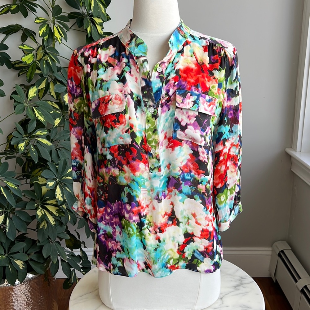 Parker Silk Blouse. Size small